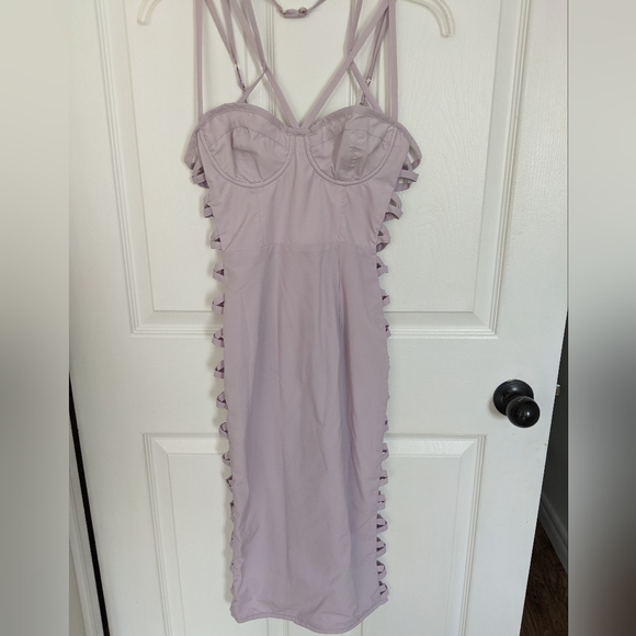 House of CB Lilac Strap Dress - Picture 11 of 11
